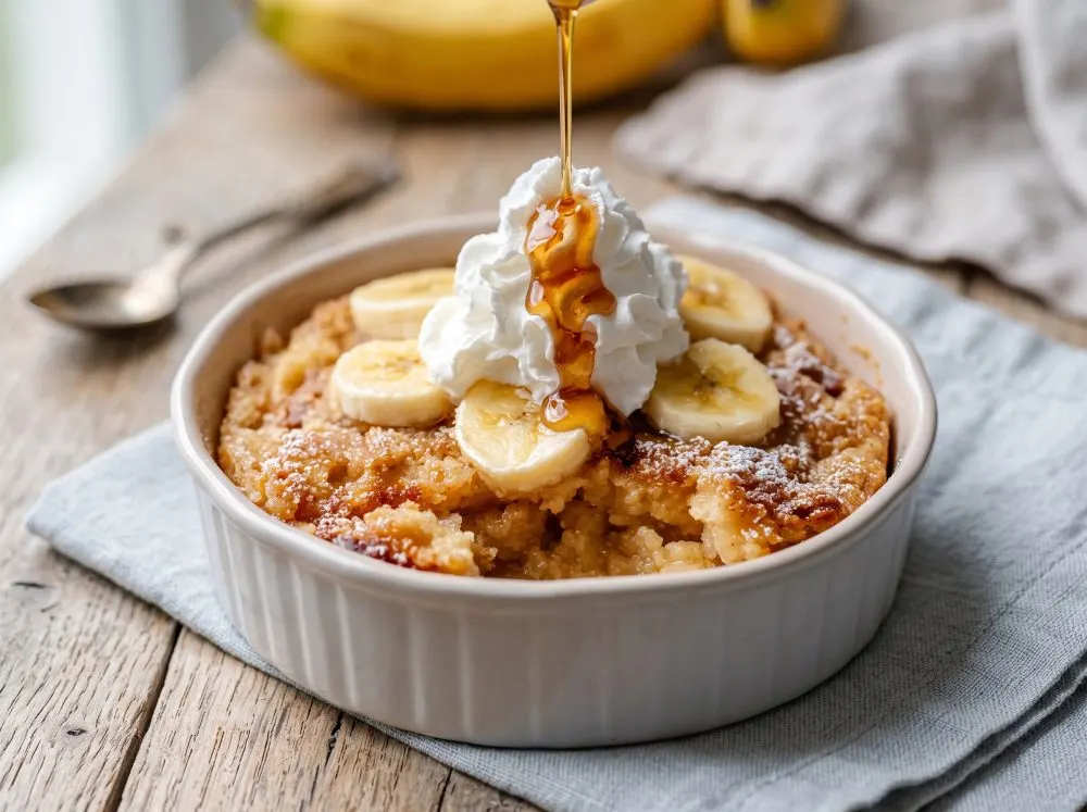Cozy Southern Banana Cobbler with Cinnamon Butter Bananas