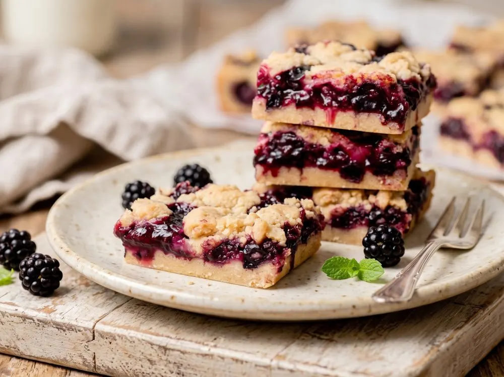 Easy Blueberry Crumb Bars with Lemon and Buttery Crumble