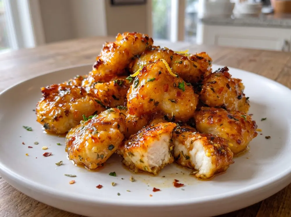 Air Fryer Lemon Chicken Recipe with Ginger Sauce