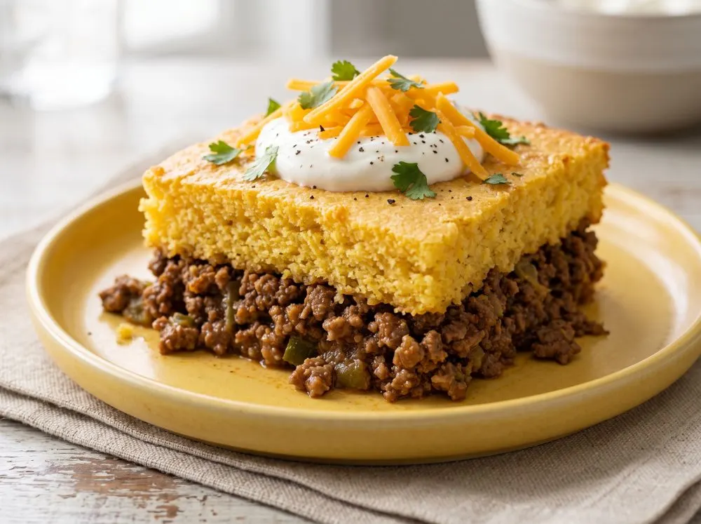 Cheesy Hot Tamale Pie Casserole