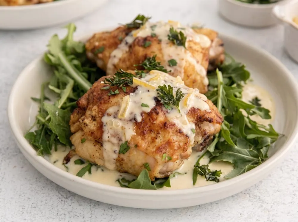 Smoky Air Fryer Chicken Thighs