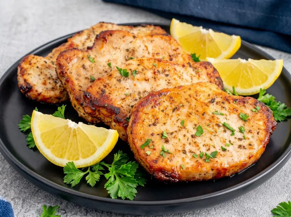 Easy Air Fryer Ranch Pork Chops