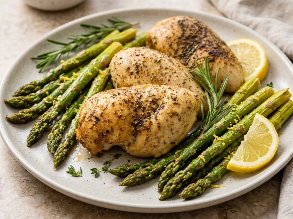 Sheet-Pan Balsamic Chicken and Asparagus