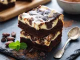 Fudgy Cheesecake Brownies with Chocolate Swirls - photo 1