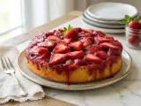 Strawberry Upside Down Cake with Buttery Vanilla Crumb - photo 2