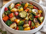 Garlic Roasted Vegetables with Colorful Squash - photo 1