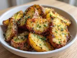 Crispy Air Fryer Baked Garlic Parmesan Potatoes - photo 1
