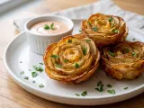 Crispy Air Fryer Blooming Onion and Creamy Dip - photo 2