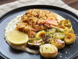 Sheet-Pan Salmon over Creamy Lentils - photo 2