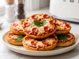 Two-Cheese Air Fryer Pizza Bagels - photo 1