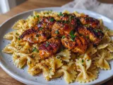 Creamy Garlic Butter Chicken Bowtie Pasta Recipe - photo 2