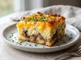 Cheesy Cream Cheese Breakfast Casserole with Beef Sausage - photo 2