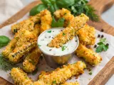 Crispy Baked Zucchini Fries with Basil Dipping Sauce - photo 3