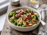Cozy One-Pot Chicken Sausage Broccoli Orzo - photo 3