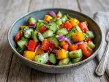 Fresh Cucumber Sweet Pepper Salad - photo 3