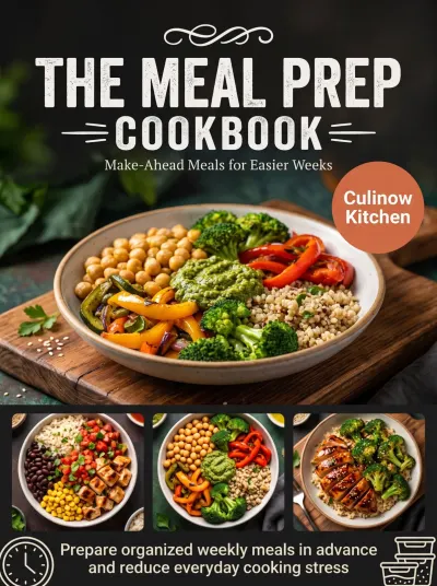 The Meal Prep Cookbook cover