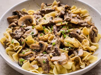 Creamy One-Pot Beef Stroganoff