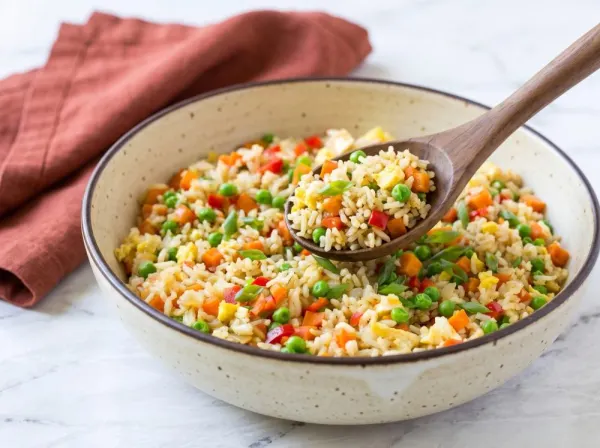 Weeknight Vegetable Fried Rice with Eggs