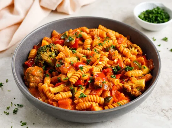 Cozy One Pot Veggie Pasta