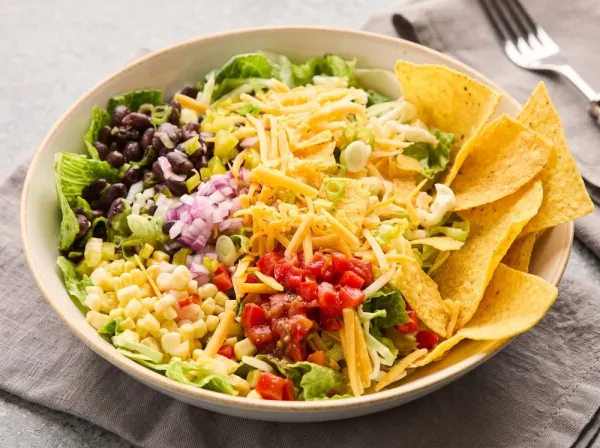 No-Cook Black Bean Taco Bowls with Lime Crema