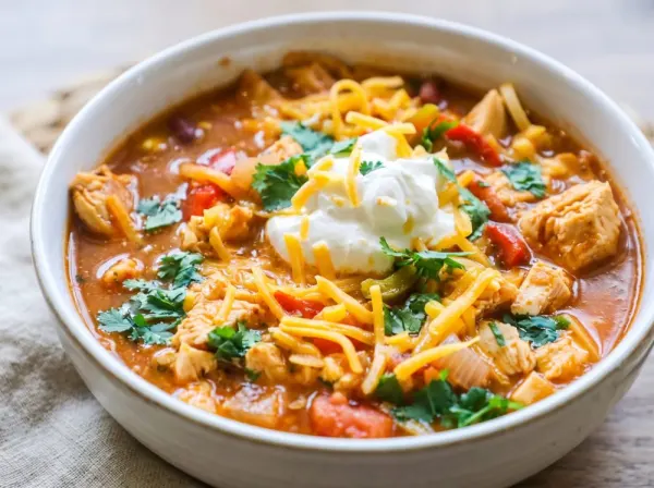 Cozy Chicken Fajita Soup