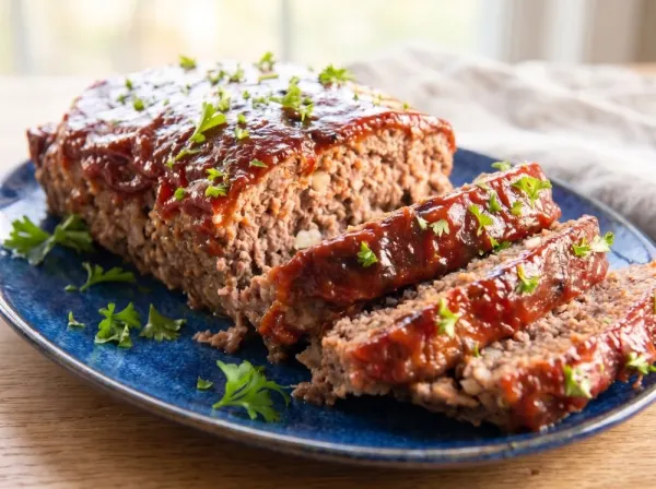 Glazed Air Fryer Meatloaf Minis