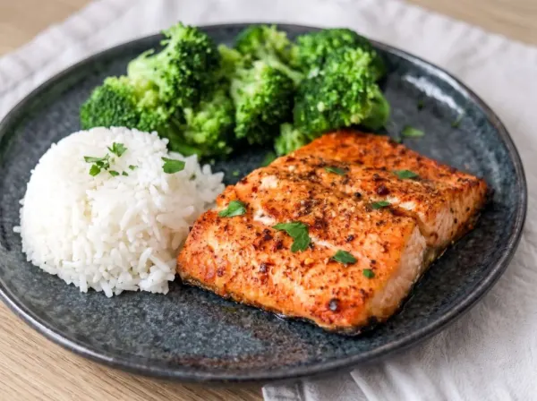 Sweet-Spiced Cajun Air Fryer Salmon