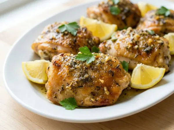 Skillet Lemon Chicken with Buttery Lemon Sauce