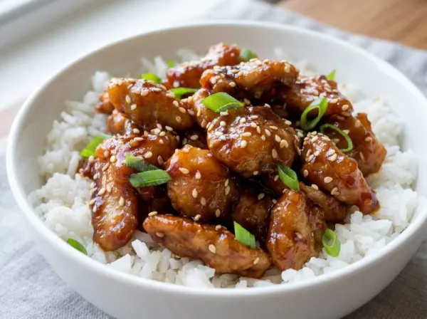 Easy Sesame Chicken Skillet with Sticky Sauce