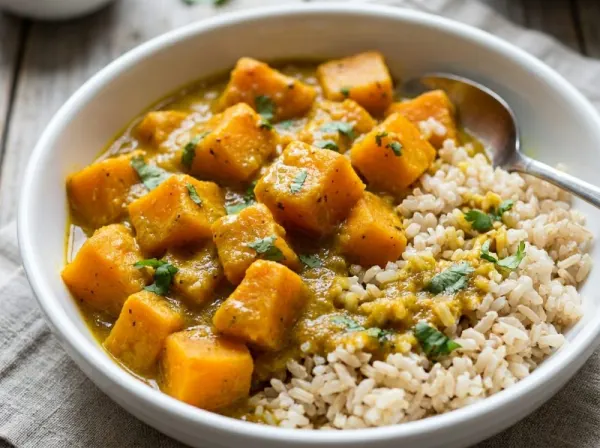 One-Pot Coconut Squash Dhansak