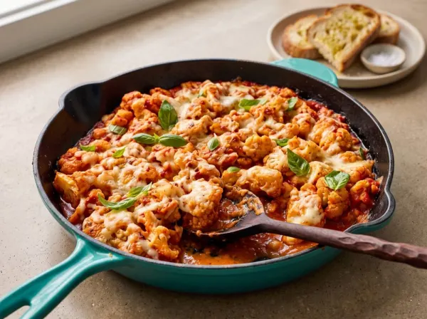 Creamy Alcohol-Free Cauliflower alla Vodka