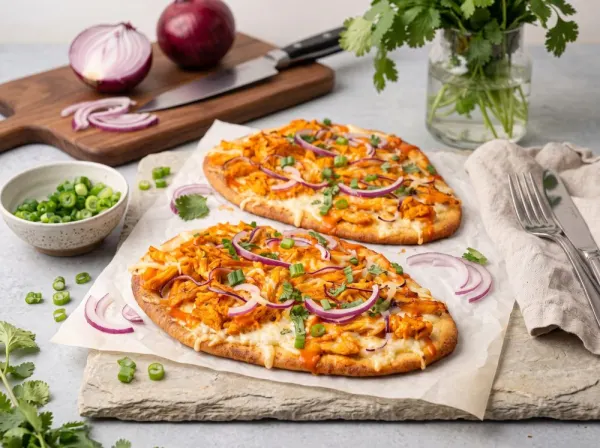 Easy Buffalo Chicken Flatbread for Busy Weeknights
