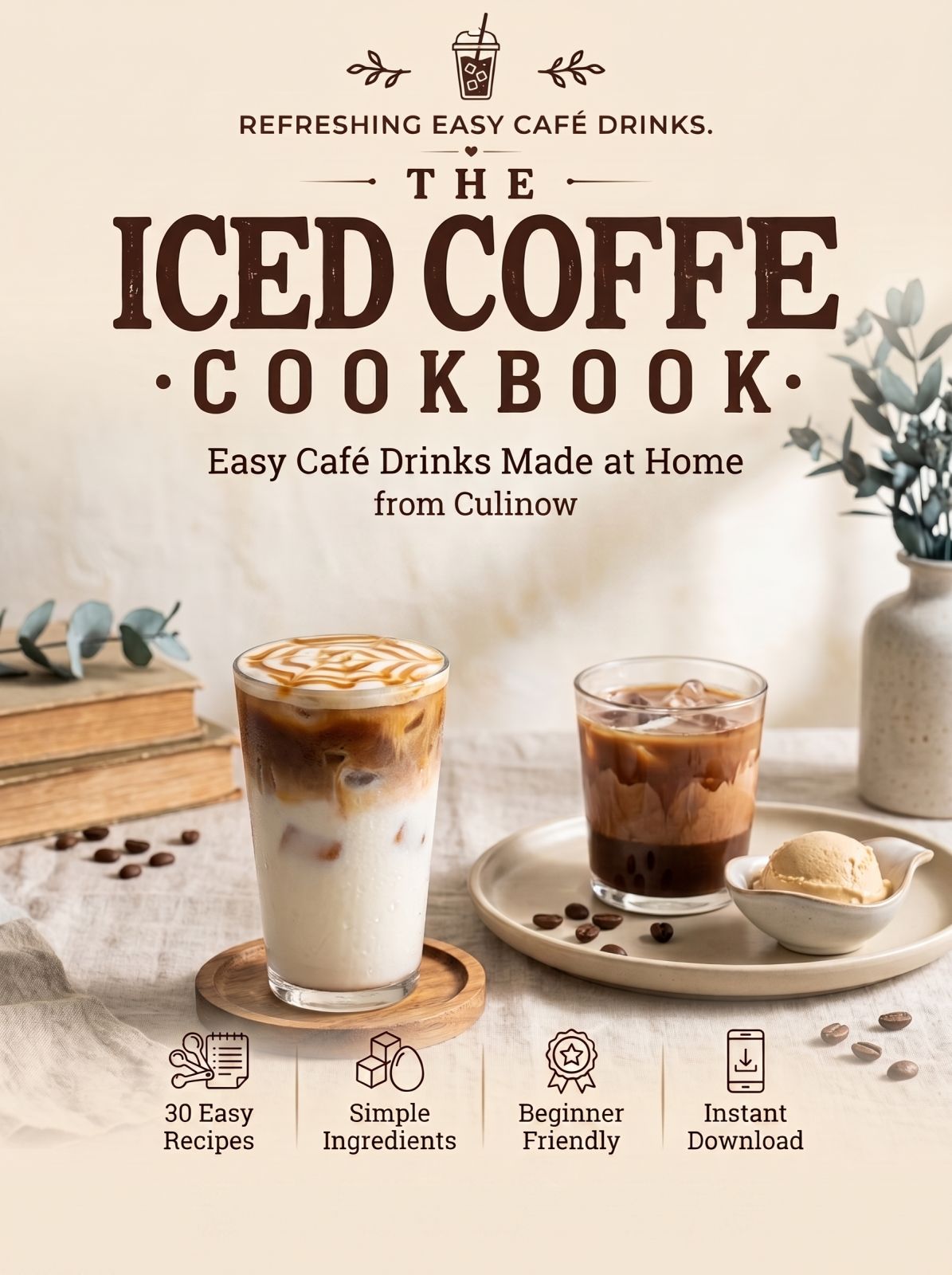 The Iced Coffee Cookbook cover