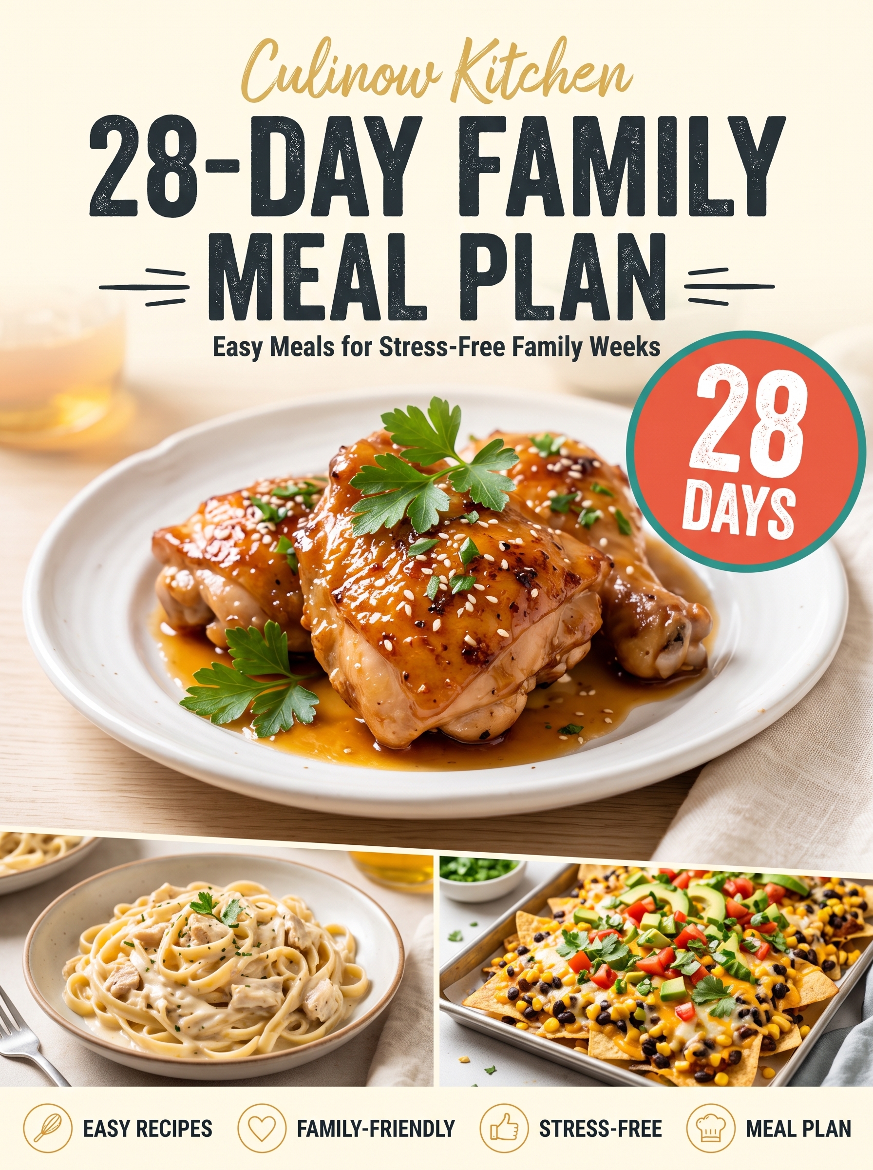 28-Day Family Meal Plan cover
